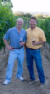 Steve Dutton and winemaker Dan Goldfield
